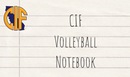CIF Beach Volleyball Notebook